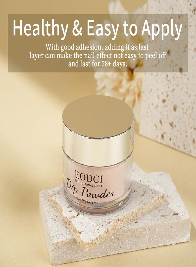 EODCI Nude Color Translucent Dip Powder, Nature Jelly Dipping Powder French Pro Collection System Nail Art Starter Manicure Salon DIY at Home, Odor-Free&Long-Lasting, No Needed Nail Lamp Curing, 1 Oz - Image 2
